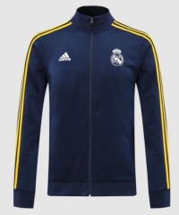 20-21 Real Madrid Navy Yellow Training Jacket