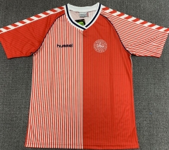 Retro 1986 Denmark Home Soccer Jersey Shirt
