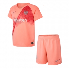 18-19 Barcelona Third Children Soccer Jersey Kit Shirt + Shorts