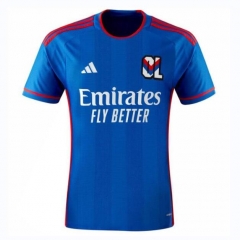 23-24 Olympique Lyonnais Away Soccer Jersey Shirt