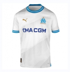 23-24 Olympique de Marseille Home Soccer Jersey Shirt