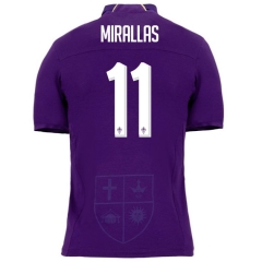 18-19 Fiorentina MIRALLAS 11 Home Soccer Jersey Shirt