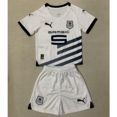 Children 23-24 Stade Rennais Away Soccer Uniforms