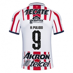 18-19 Deportivo Guadalajara Chivas A. PULIDO 9 Home Soccer Jersey Shirt