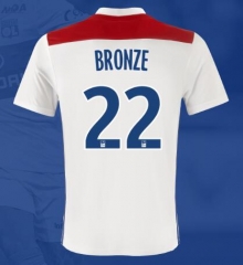 18-19 Olympique Lyonnais BRONZE 22 Home Soccer Jersey Shirt