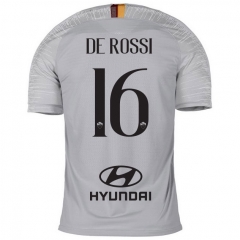 18-19 AS Roma DE ROSSI 16 Away Soccer Jersey Shirt