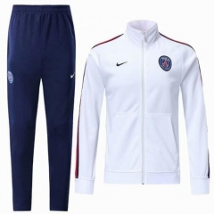 PSG 2019/2020 White Training Suit (Jacket+Trouser)