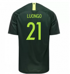 Australia 2018 FIFA World Cup Away Massimo Luongo Soccer Jersey Shirt