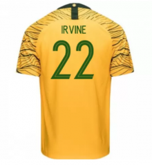 Australia 2018 FIFA World Cup Home Irvine Soccer Jersey Shirt