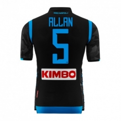 18-19 Napoli ALLAN 5 Away Soccer Jersey Shirt