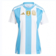 Women 2024 Copa America Argentina Home Soccer Jersey Shirt