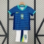 Children 2024 Copa America Brazil Away Soccer Kits