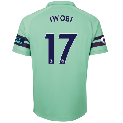 18-19 Arsenal Alex Iwobi 17 Third Soccer Jersey Shirt