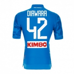 18-19 Napoli DIAWARA 42 Home Soccer Jersey Shirt