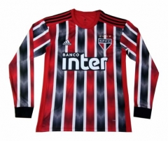 19-20 Sao Paulo FC Long Sleeve Away Soccer Jersey Shirt