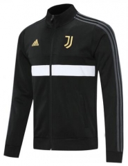 20-21 Juventus Black White Training Jacket
