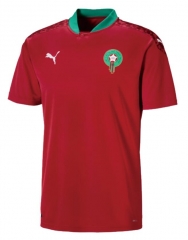 21-22 Morocco Home Soccer Jersey Shirt