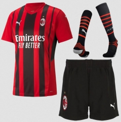 21-22 AC Milan Home Soccer Full Kits
