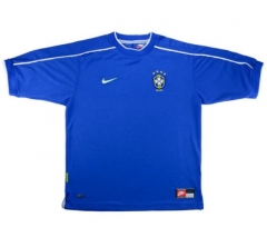 Retro 1998 Brazil Away Soccer Jersey Shirt