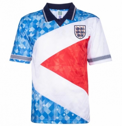 Retro 1990 England Mash-Up Soccer Jersey Shirt