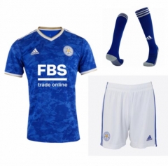 21-22 Leicester City Home Soccer Full kits