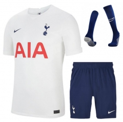 21-22 Tottenham Hotspur Home Soccer Full Kits