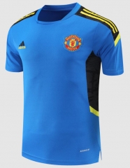 21-22 Manchester United Blue Training Shirt