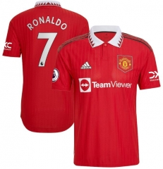 Ronaldo #7 Player Version 22-23 Manchester United Home Soccer Jersey Shirt