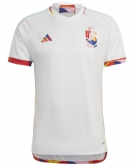 Player Version 2022 World Cup Belgium Away Soccer Jersey Shirt