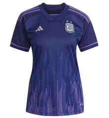 Women Shirt 2022 World Cup Argentina Away Soccer Jersey