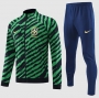2022 World Cup Brazil Green Blue Training Jacket and Pants