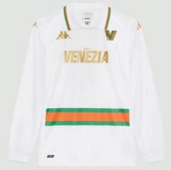 Long Sleeve 23-24 Venezia FC Away Soccer Jersey Shirt