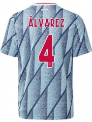 Edson Alvarez 4 Ajax 20-21 Away Soccer Jersey Shirt