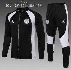 18-19 Children PSG x Jordan Flight Knit Black Training Suit