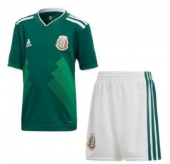 Mexico 2018 World Cup Home Soccer Kits (Shirt+Shorts)