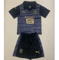 Children 23-24 Stade Rennais Third Soccer Uniforms