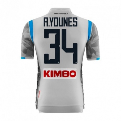 18-19 Napoli YOUNES 34 Third Soccer Jersey Shirt