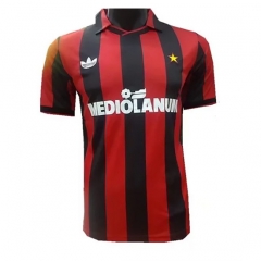 AC Milan 91-92 Home Retro Soccer Jersey Shirt