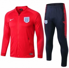 18-19 England Red Stripe Training Suit (Jacket+Trouser)