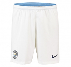 18-19 Manchester City Home Soccer Shorts