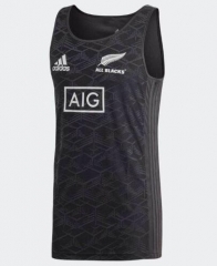 2018/19 New Zealand Vest Black Rugby Jersey