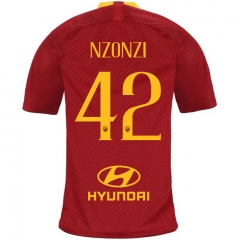 18-19 AS Roma NZONZI 42 Home Soccer Jersey Shirt