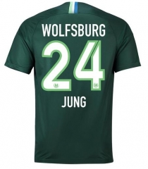 18-19 VfL Wolfsburg JUNG 24 Home Soccer Jersey Shirt