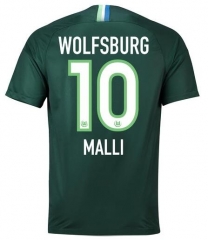 18-19 VfL Wolfsburg MALLI 10 Home Soccer Jersey Shirt