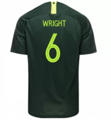 Australia 2018 FIFA World Cup Away Bailey Wright Soccer Jersey Shirt