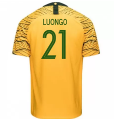 Australia 2018 FIFA World Cup Home Massimo Luongo Soccer Jersey Shirt