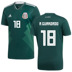 Mexico 2018 World Cup Home ANDRES GUARDADO 18 Soccer Jersey Shirt
