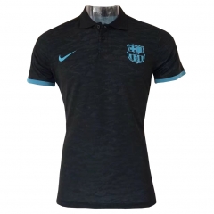 Barcelona Light Grey/Blue 2017 Polo Shirt