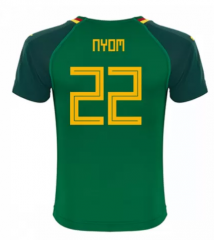 Cameroon 2018 World Cup Home Nyom Soccer Jersey Shirt