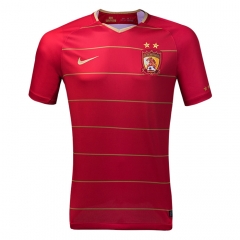 18-19 Guangzhou Evergrande Home Soccer Jersey Shirt
